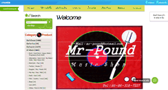 Desktop Screenshot of mr-poundmusicshop.com