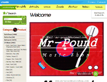 Tablet Screenshot of mr-poundmusicshop.com